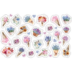 Набор стыккераў "Букеты"